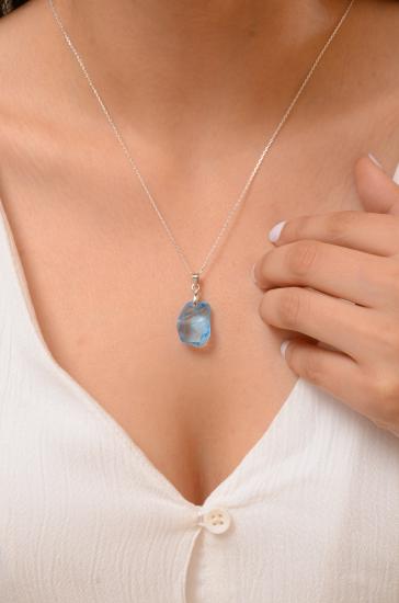 Swarovski Taşlı 925 Ayar Gümüş Kolye